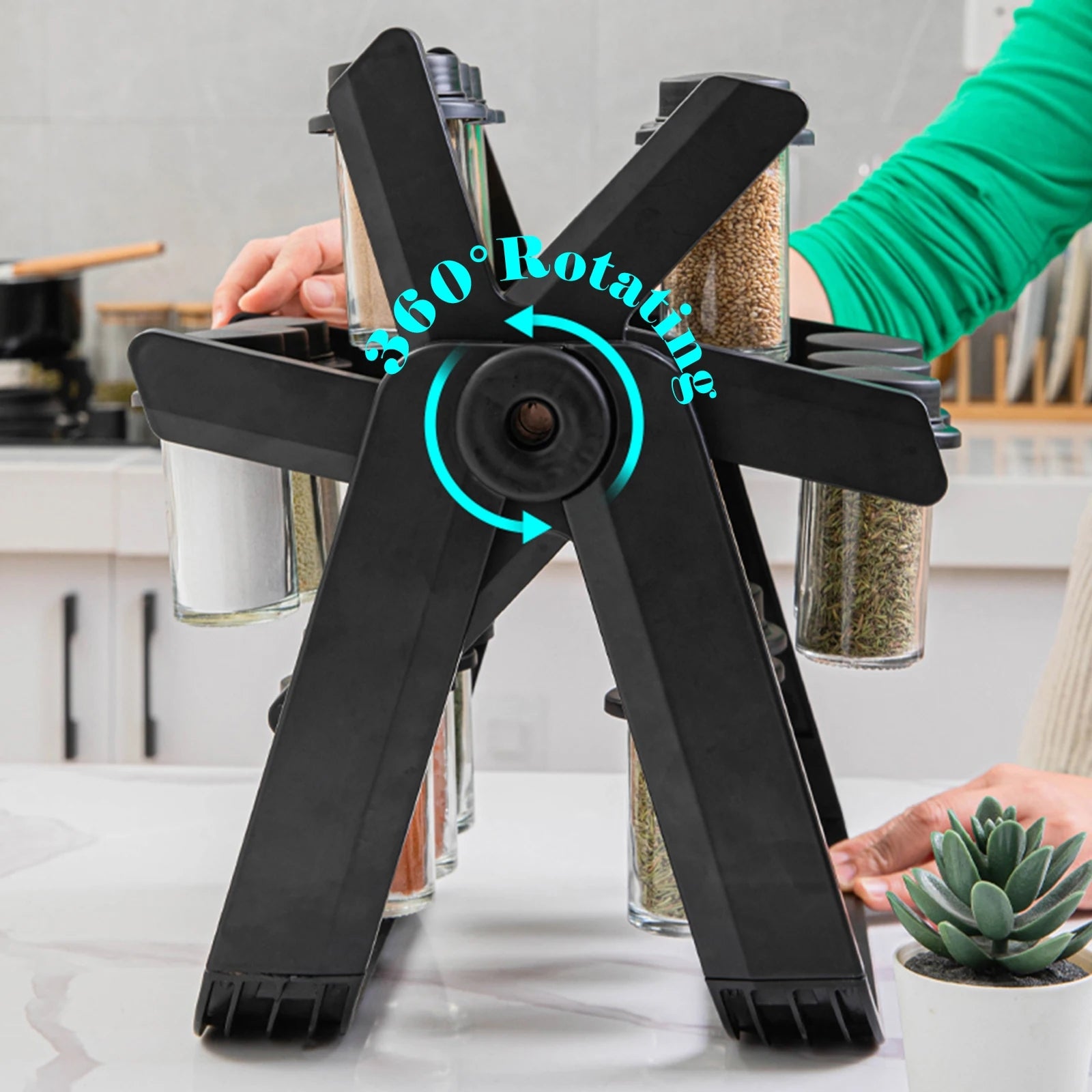 SpinSpice™ Rotating Rack 🌪️🌶️