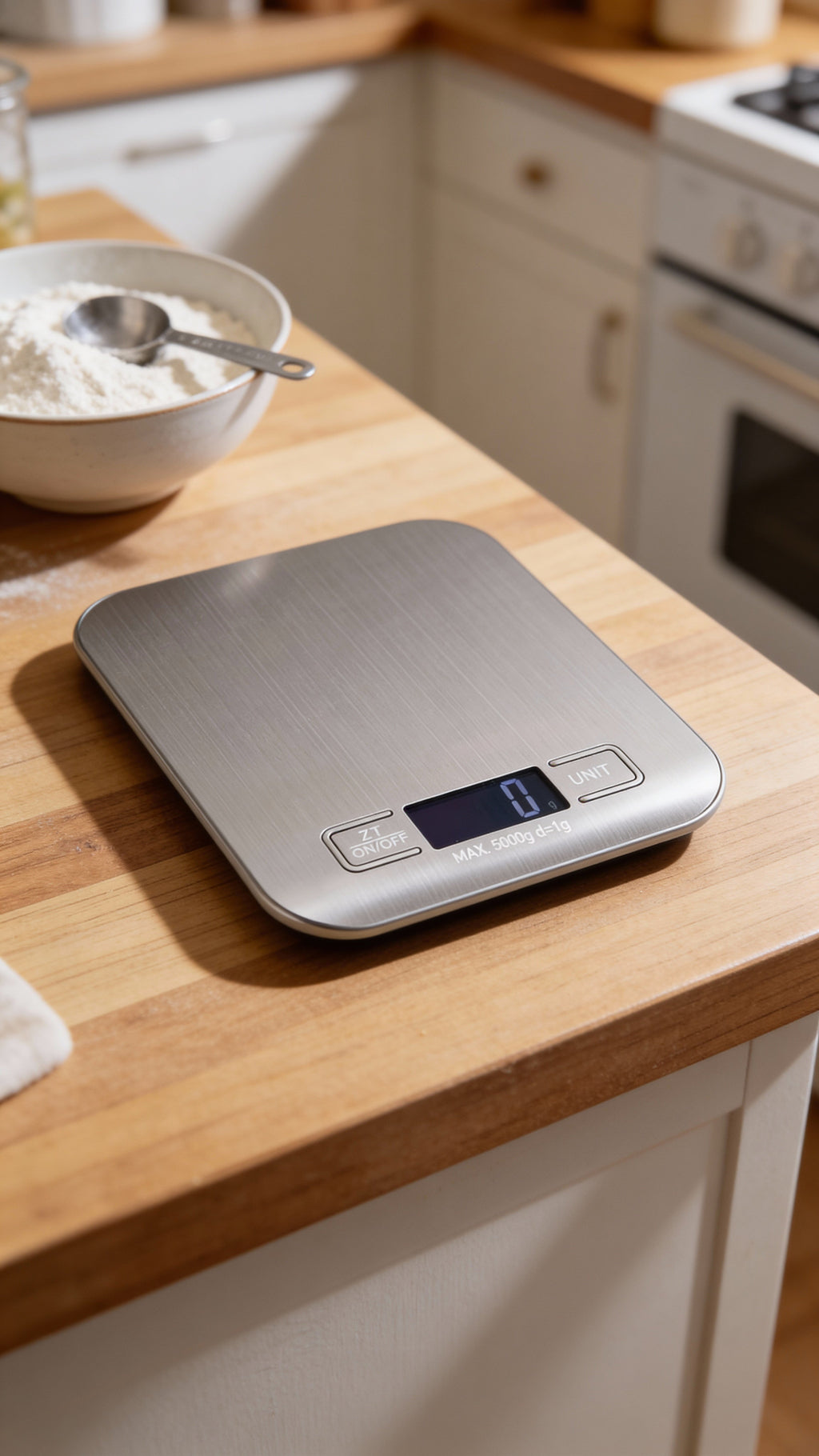 WeightSense Pro™ – Digital Tare Kitchen Scale