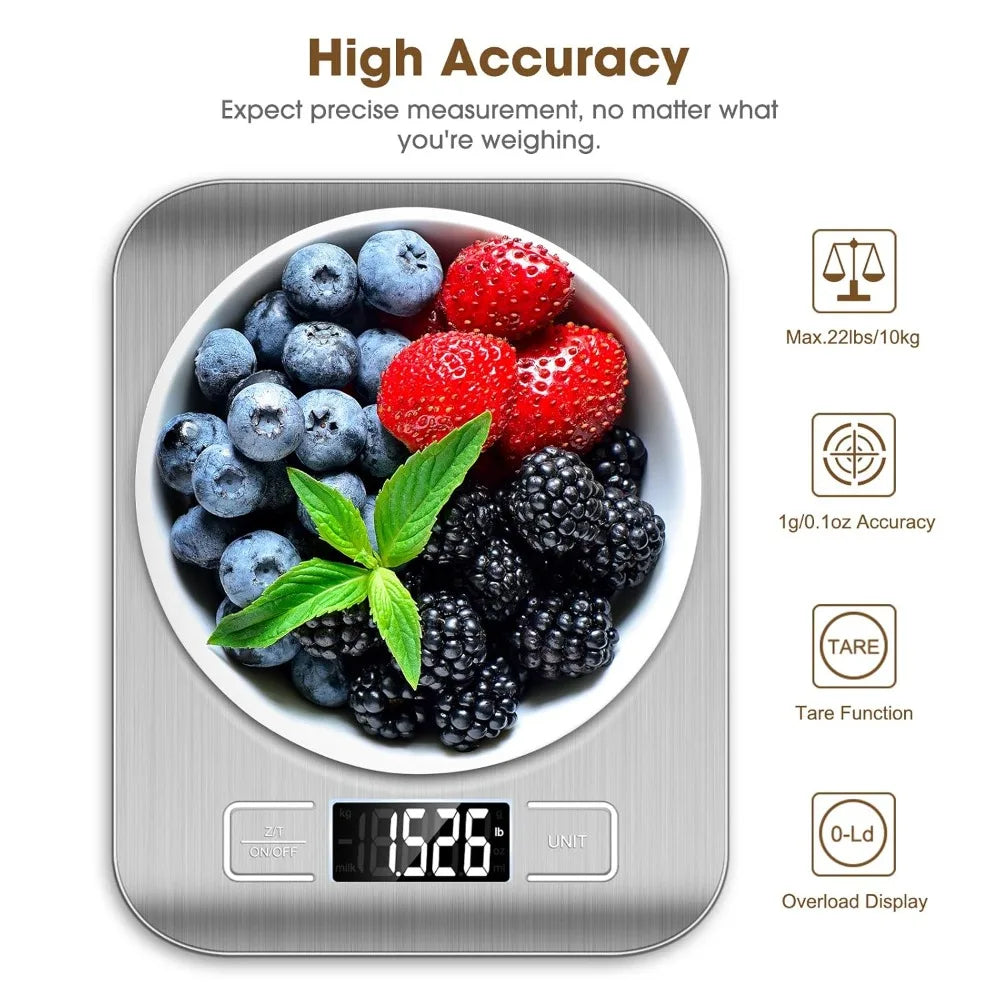 WeightSense Pro™ – Digital Tare Kitchen Scale