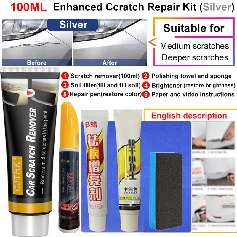 Car Scratch Remover For Autos Body Paint Scratch Care