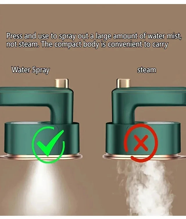 2-in-1 Handheld Steam Iron | Portable Garment Steamer & Ironing Machine for Home & Travel💎 Professional Product Description: