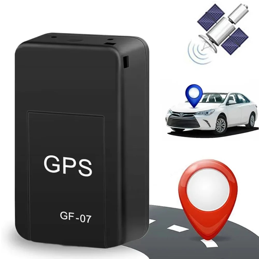 Magnetic GPS Tracker - Mini Portable Car Tracking Device with Strong Magnetic Mount & SOS Alarm