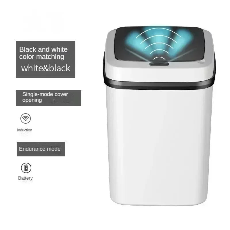 13L Smart Touchless Trash Can for Kitchen and Bathroom