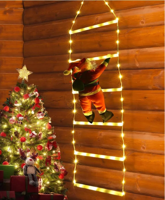 Climbing Santa | Creates a festive Christmas atmosphere at home