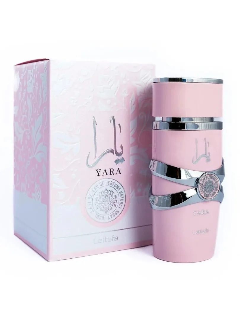 Yara Pink by Lattafa | EDP with Musk, Vanilla & Tropical Notes