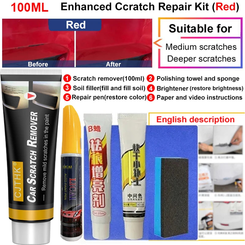 Car Scratch Remover For Autos Body Paint Scratch Care