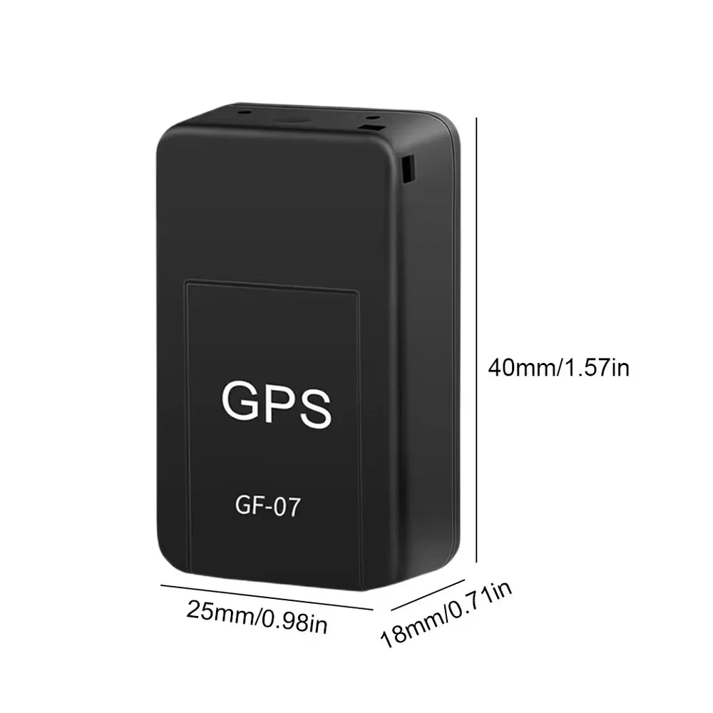 Magnetic GPS Tracker - Mini Portable Car Tracking Device with Strong Magnetic Mount & SOS Alarm