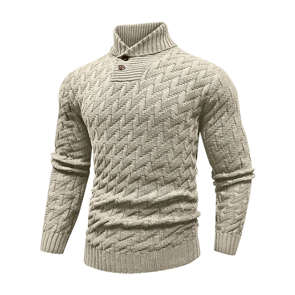 Ian™ | Classic Shawl Neck Knit