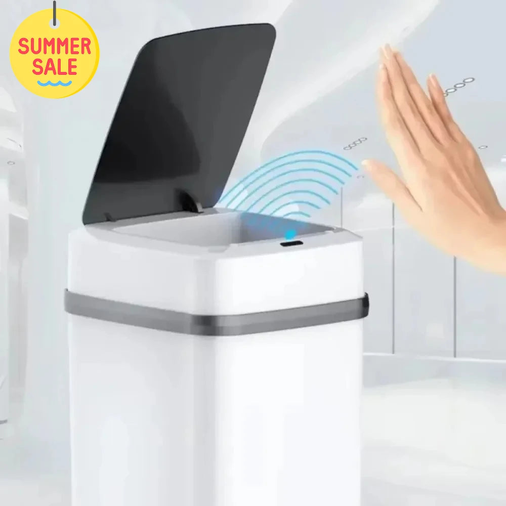 13L Smart Touchless Trash Can for Kitchen and Bathroom