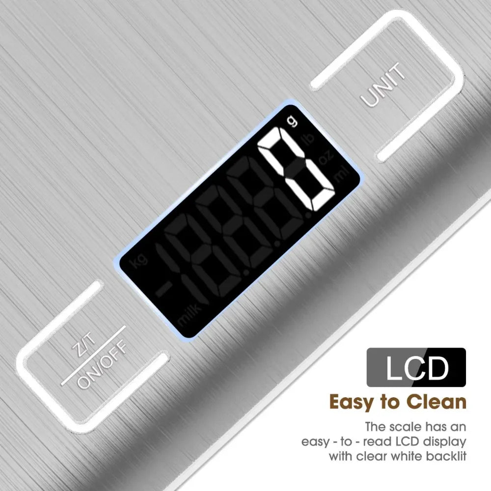 WeightSense Pro™ – Digital Tare Kitchen Scale