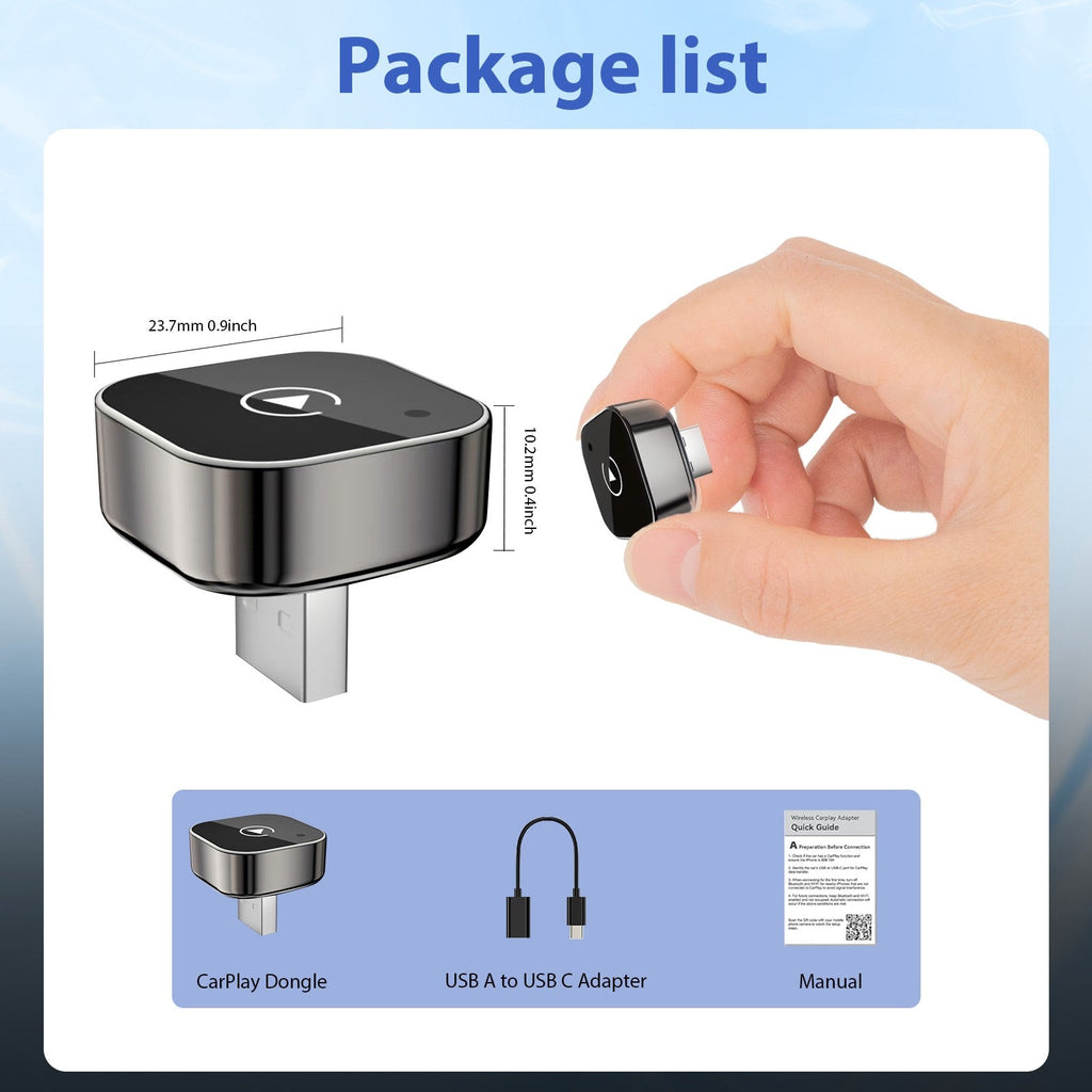 Adaptador carplay sem fio pionray 2 em 1 - Maolee