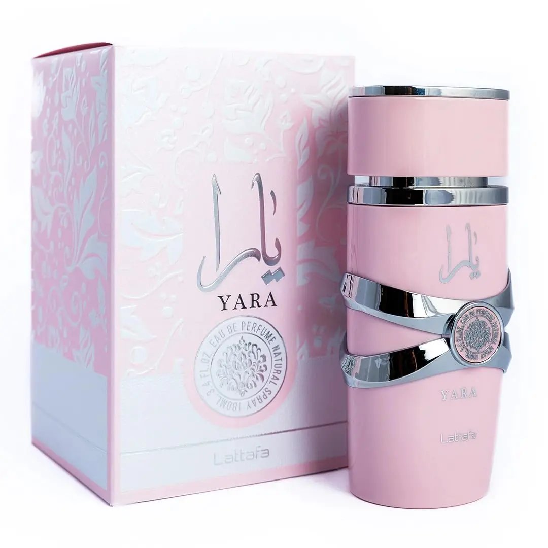 Yara Pink by Lattafa | EDP with Musk, Vanilla & Tropical Notes